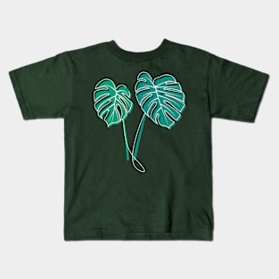 Monstera Leaf Kids T-Shirt